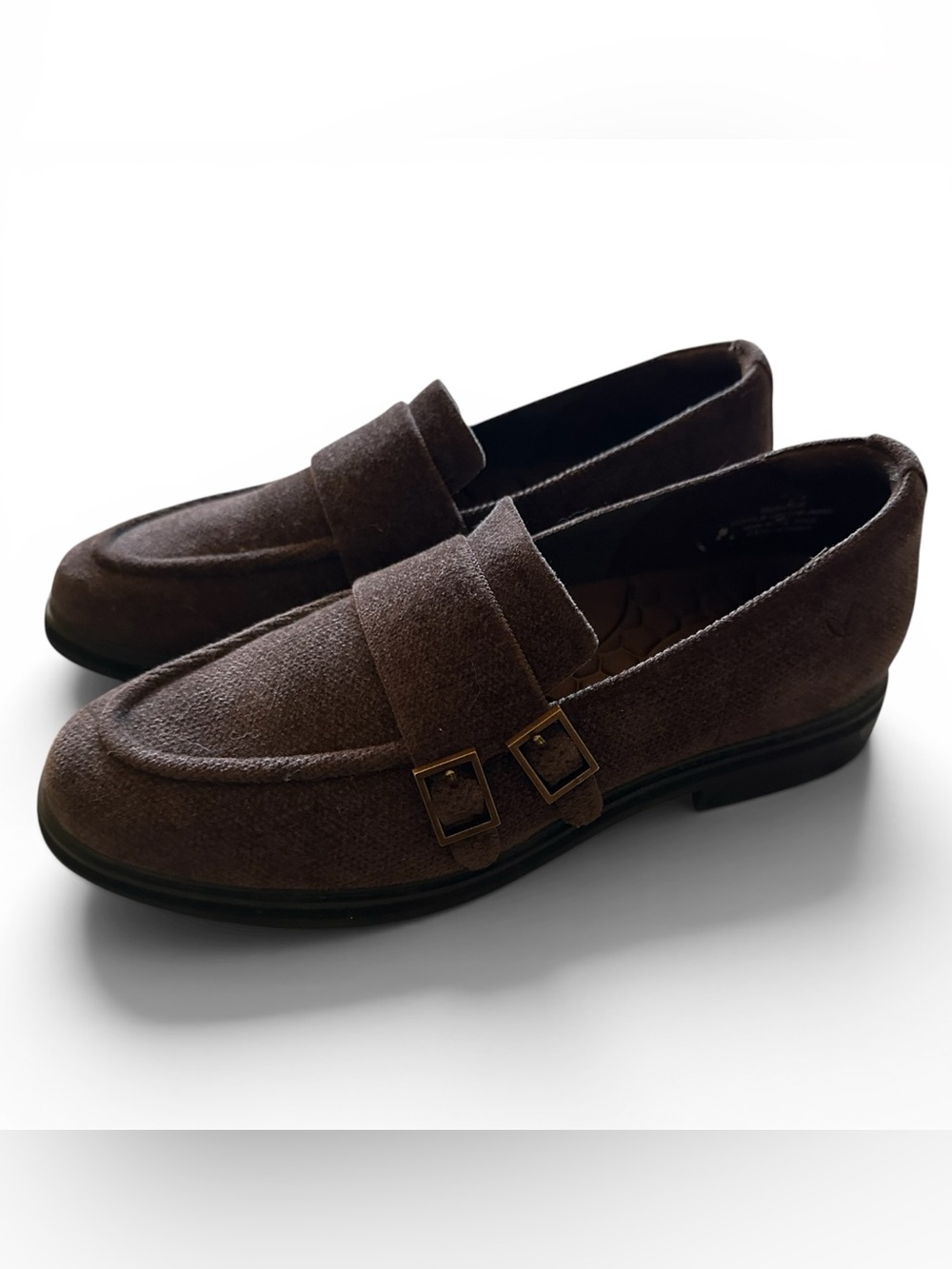 Vivaia Brown Velvet Penny Loafers (Luciana). Excellent! Sz. 39